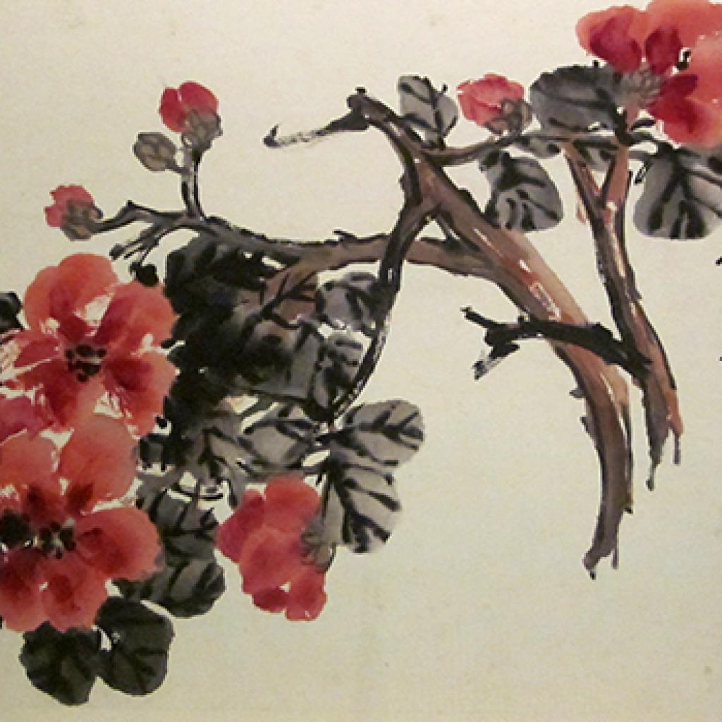 花鼎花卉图册黄金果等作品集2 吴昌硕 清代 