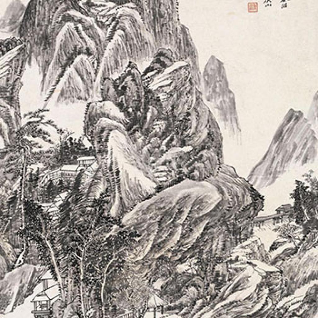 兴福庵感恩图卷虞山图林遗意图等作品集1 吴历 清代 