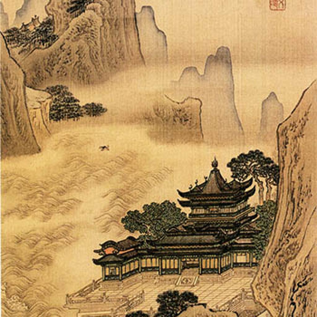 海屋沾筹图汉宫春晓图轴等作品集8 袁耀 清代 