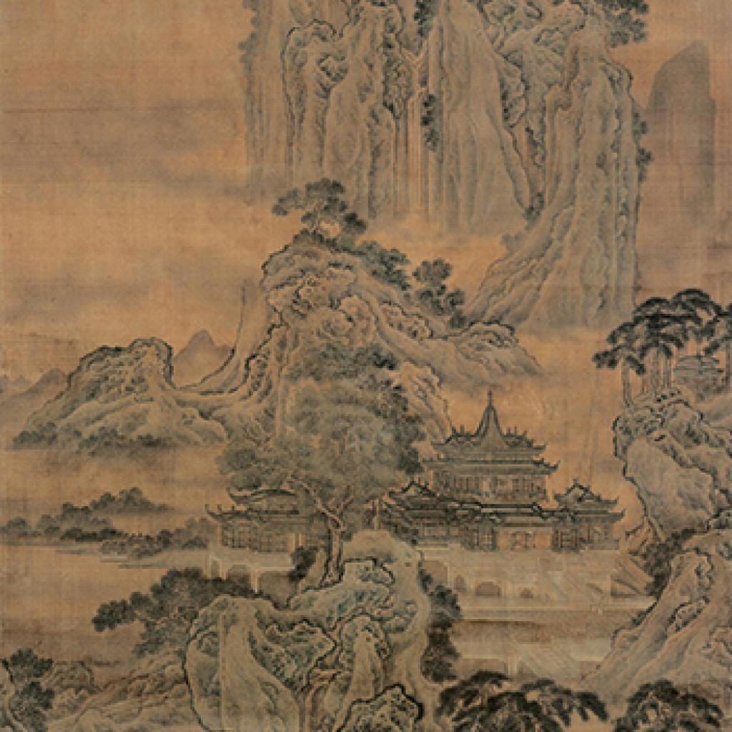 柳风殿凉图绿野堂图纳山枕溪等作品集6 袁耀 清代 