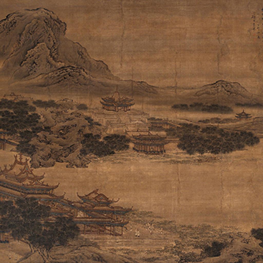 山庄秋稔图轴水殿纳凉图等作品集5 袁耀 清代 