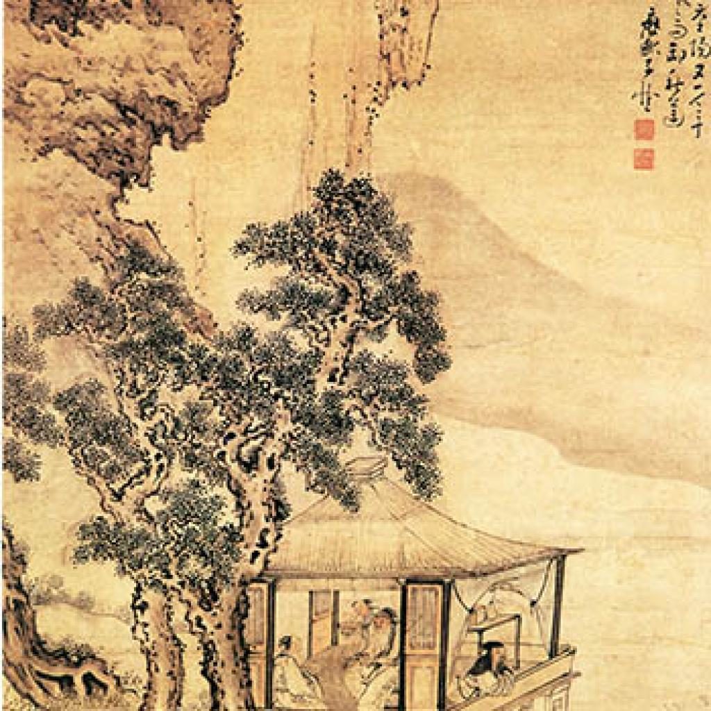独钓图荷塘白鹭等作品集 黄慎 清代 独钓图荷塘白鹭等作品集 黄慎 清代