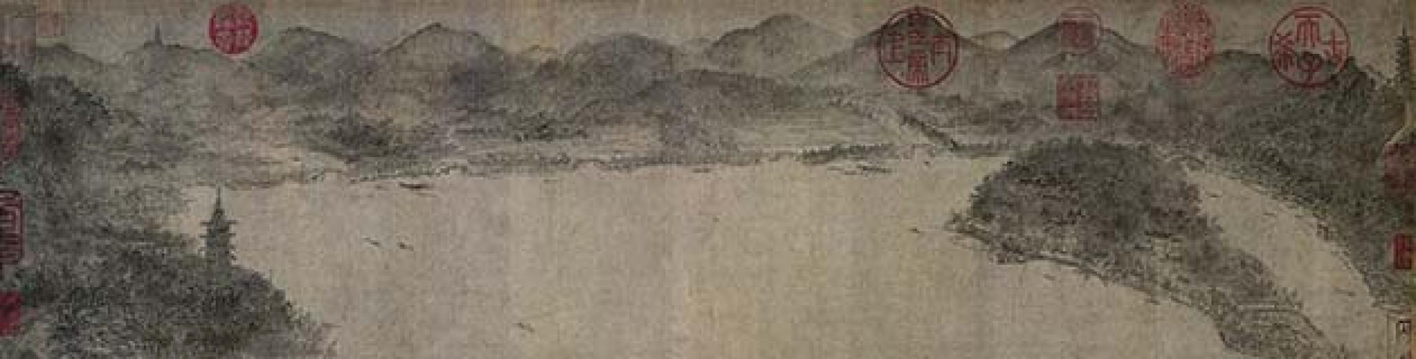 赤壁图货郎图西湖图等作品集 李嵩 宋代 