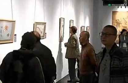 书画视频-南辕北辙当代中国画三人展在南宁举行