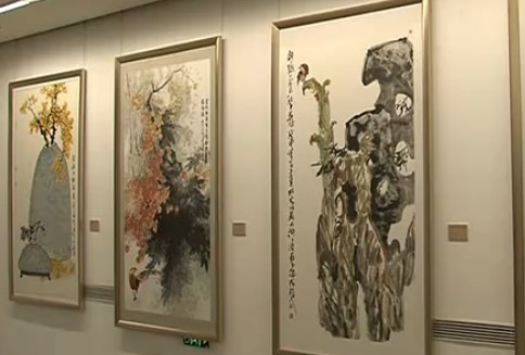 书画视频-徐培晨亲率江苏花鸟画优秀作品晋京展获盛赞