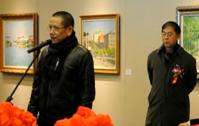 书画视频-陈丹青和刘晓东在王垂画展上的讲话