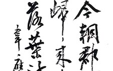 行书立轴韦应物诗 曹宝麟 当代 
