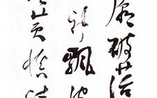 行草书郑板桥赠黄慎诗一首 薛龙春 当代 