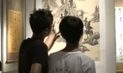 书画视频-宁夏博物馆举行大型书画展
