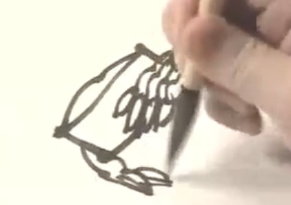 书画视频-杨晓阳写意人物画水墨技法2