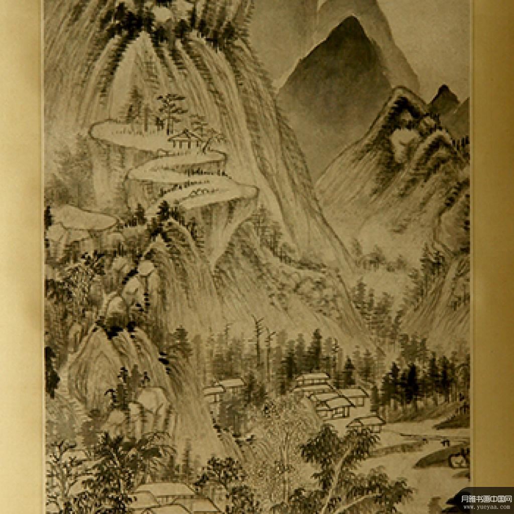 烟浮远岫图幽涧鸣风图等作品集 王时敏 清代 