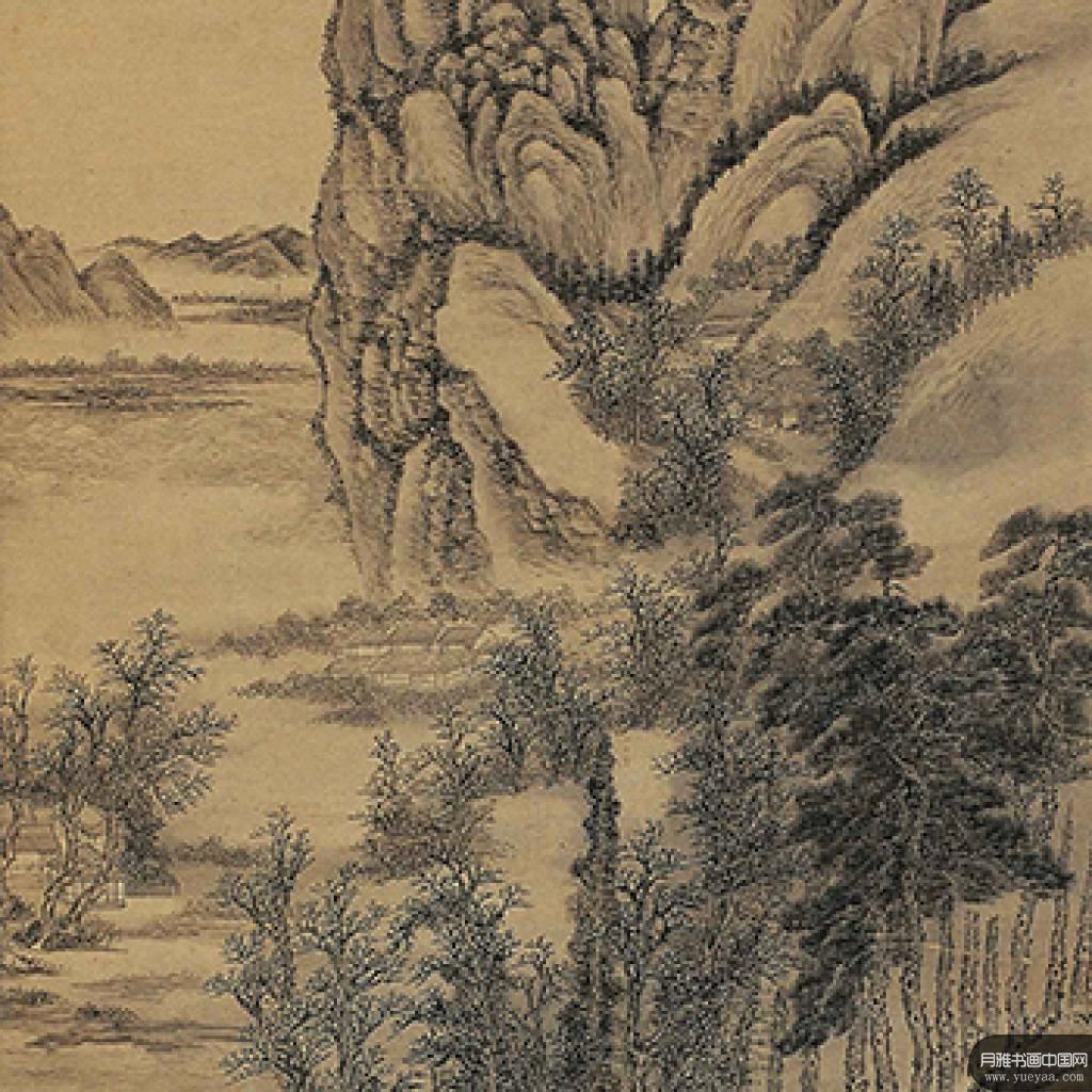 秋山晓行图山窗读书图深山古寺图等作品集1 王翚 清代 