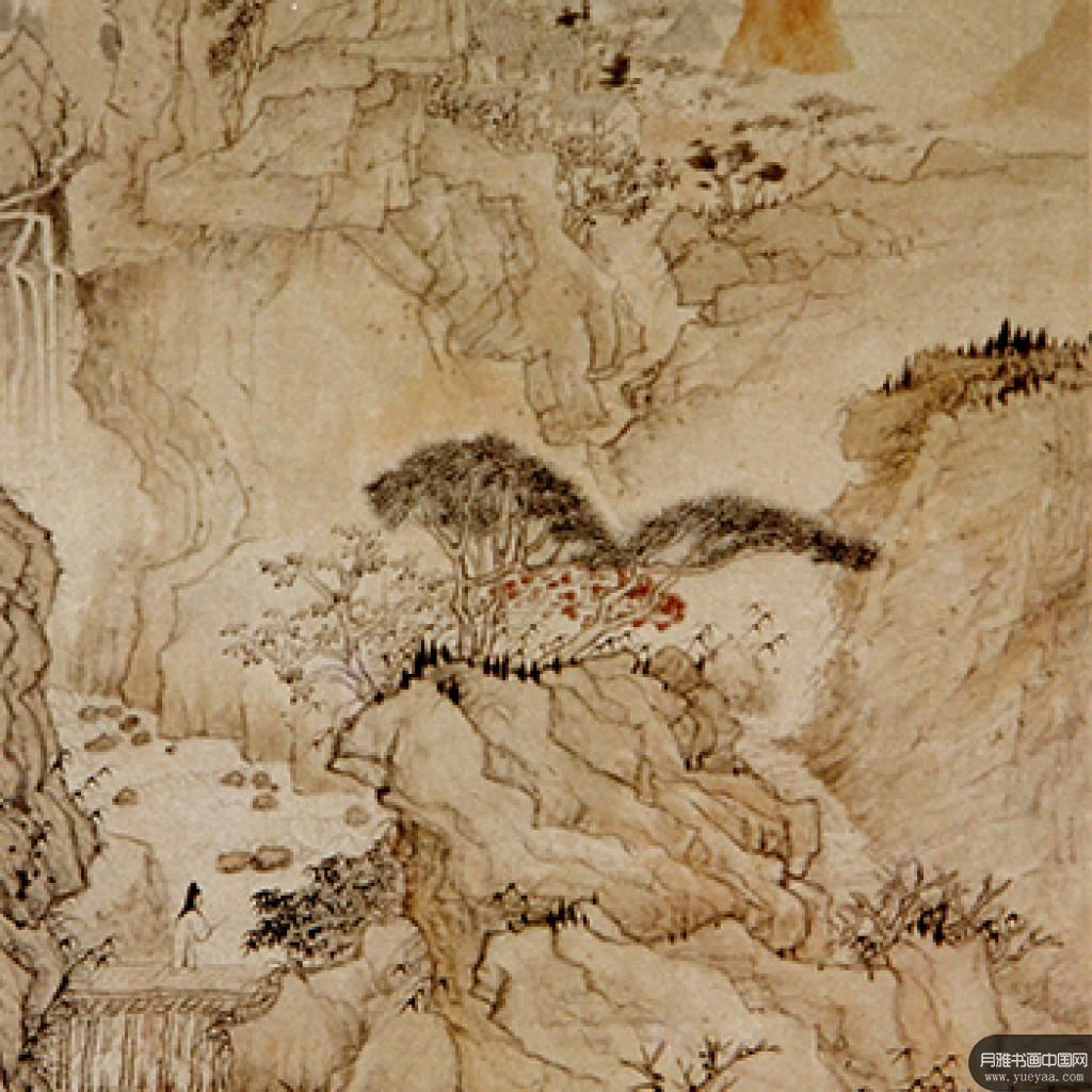 细雨霏霏图祥符寺温泉等作品集16 石涛 清代 