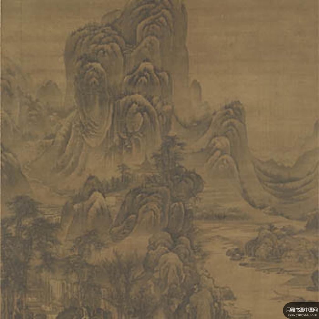山水图轴等作品集 刘度 清代 