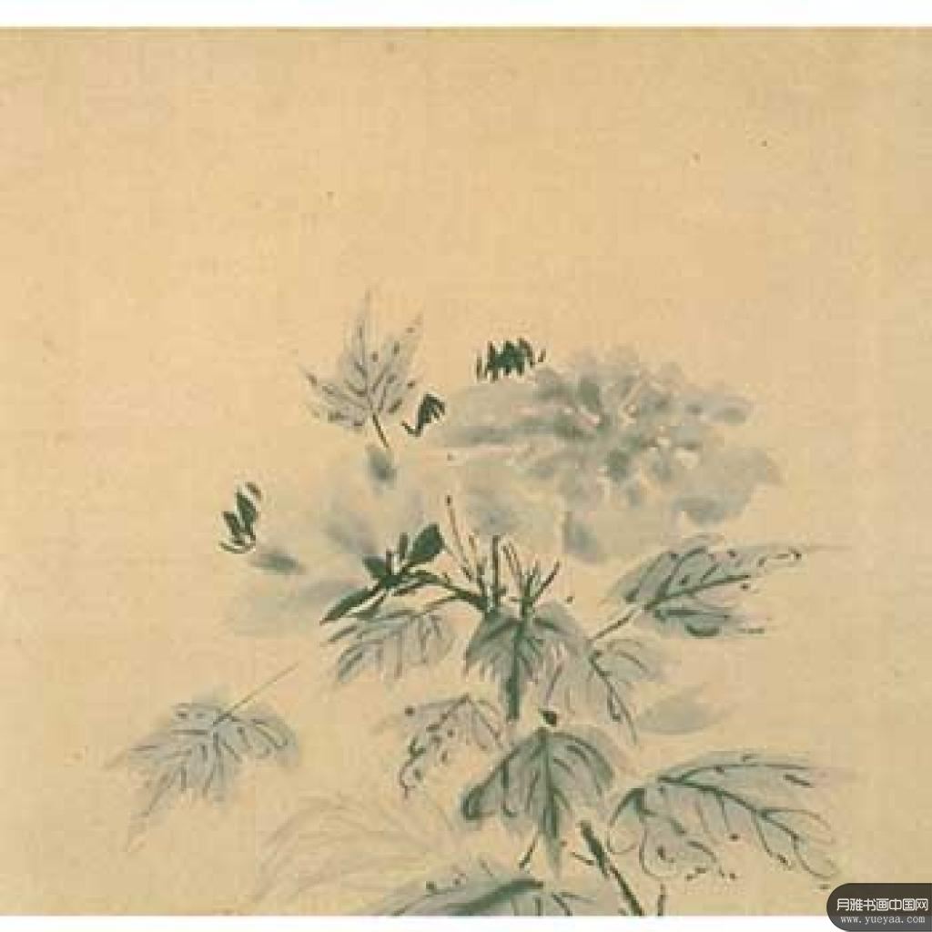 芙蓉图观音菩萨像等作品集 法常 宋代 