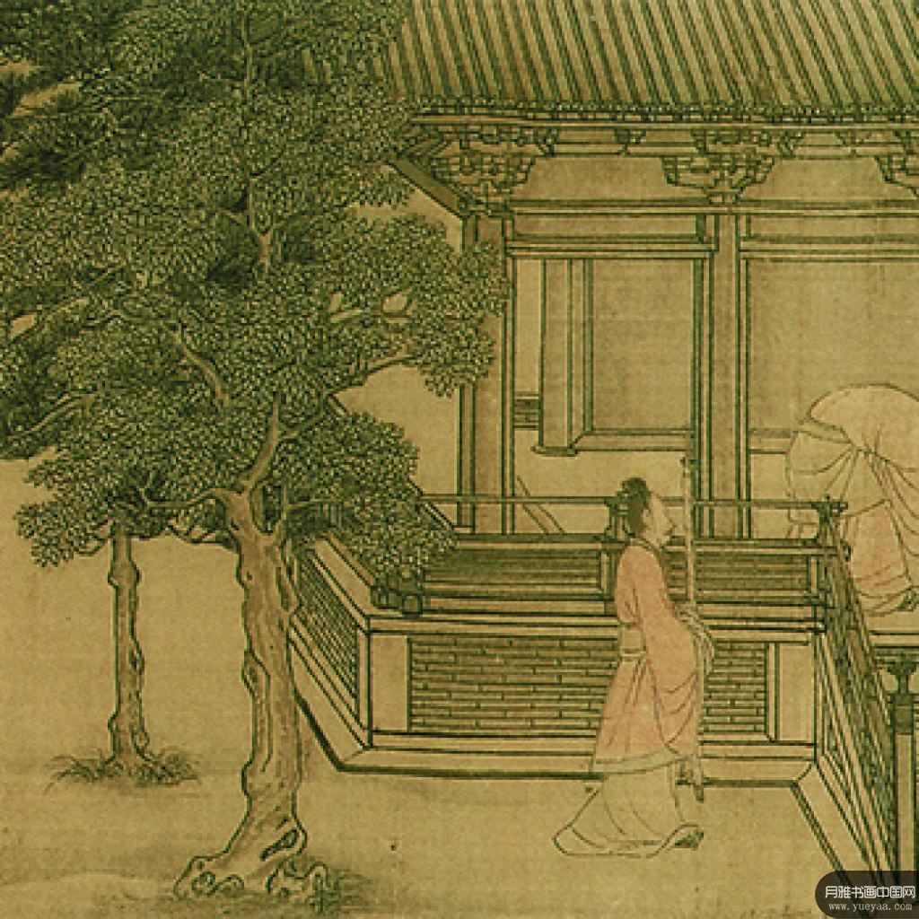 秋景山水长夏江寺图卷等作品集2 李唐 宋代 