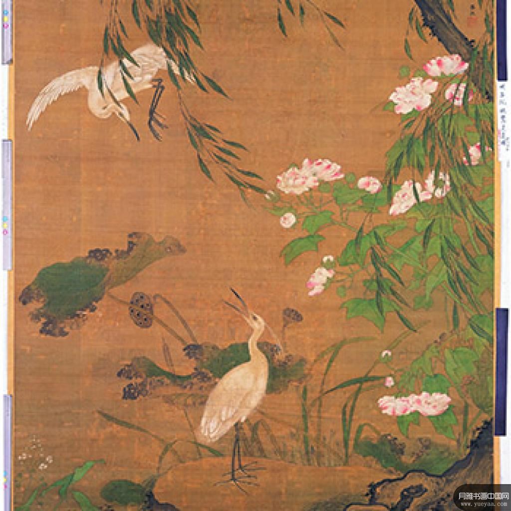 鹭鸶图白鹰图等作品集3 吕纪 明代 