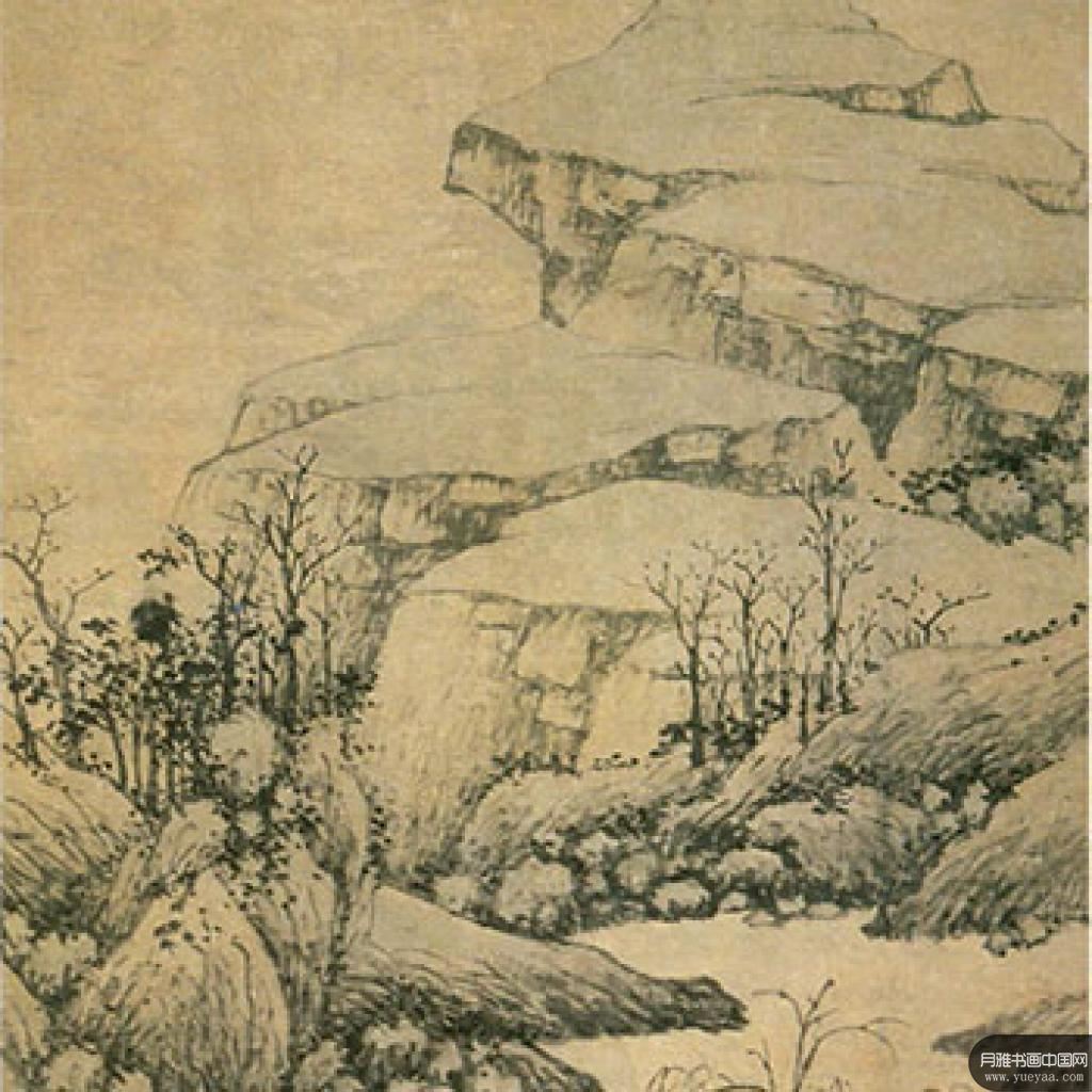 岁暮送别图落花图卷等作品集4 沈周 明代 