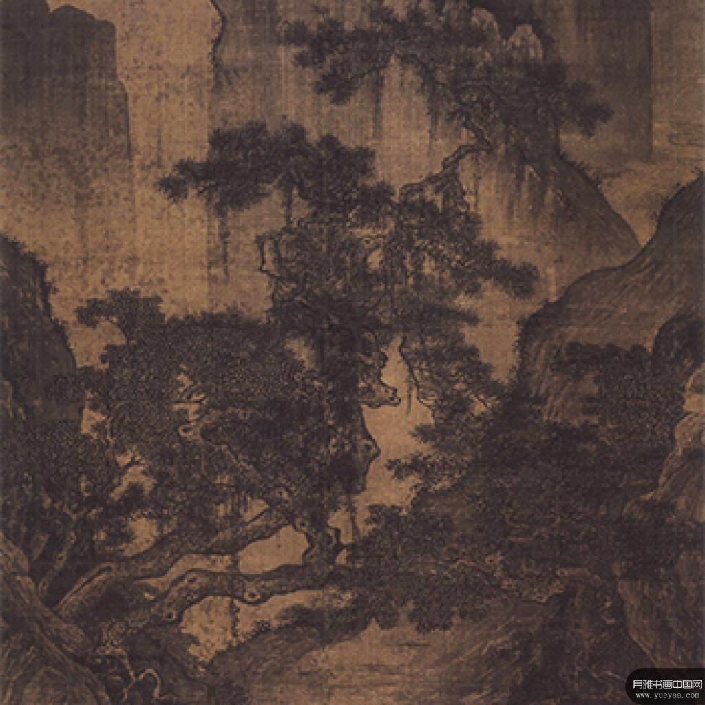 清溪松阴图楸枰一局图等作品集6 唐寅 明代 