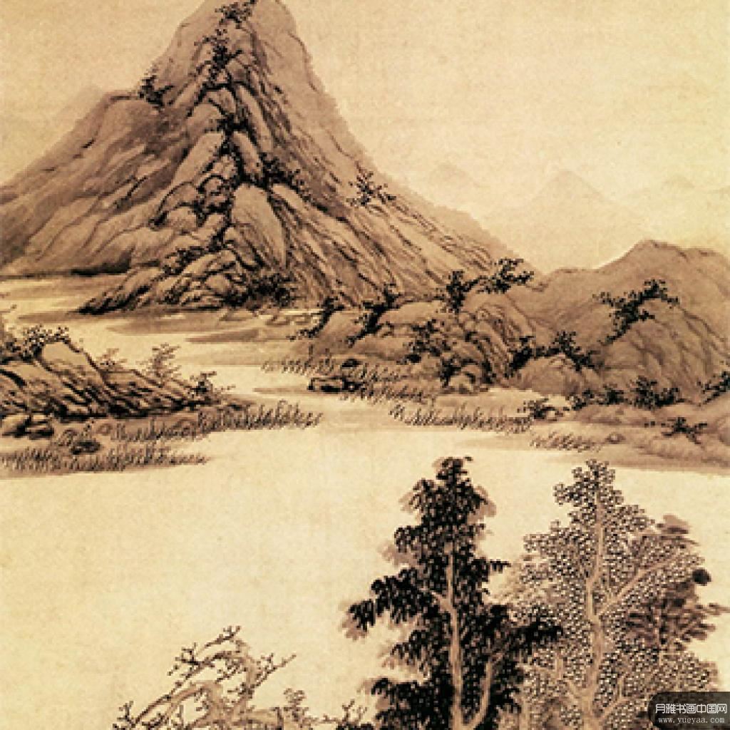 秋山渔隐图三友图等作品集 姚绶 明代 