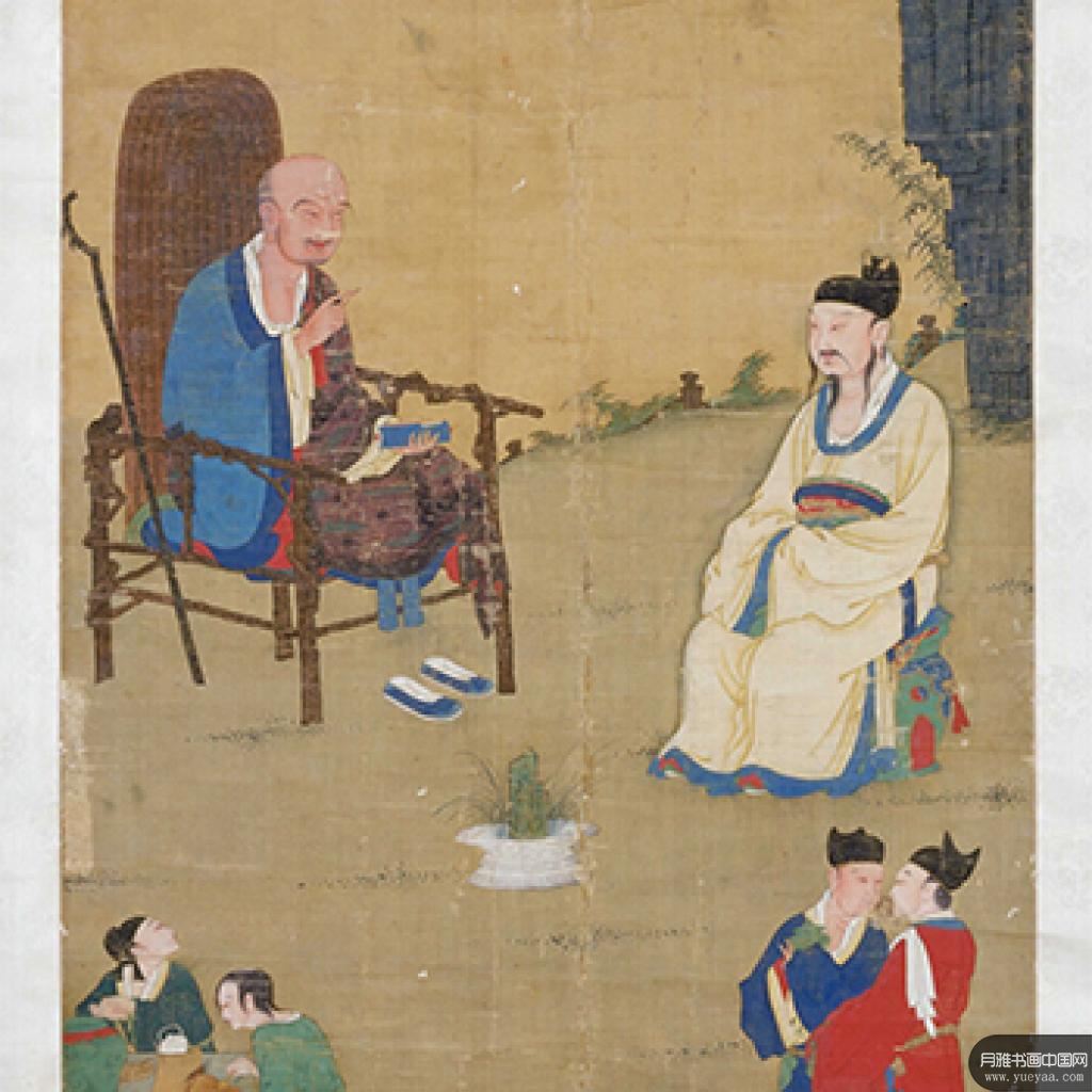 萧翼赚兰亭图秋溪卢鸭图等作品集1 佚名 明代 