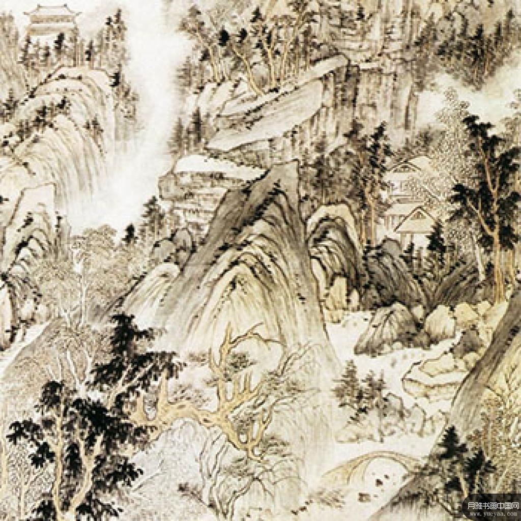 山居闲眺图等作品集 赵左 明代 