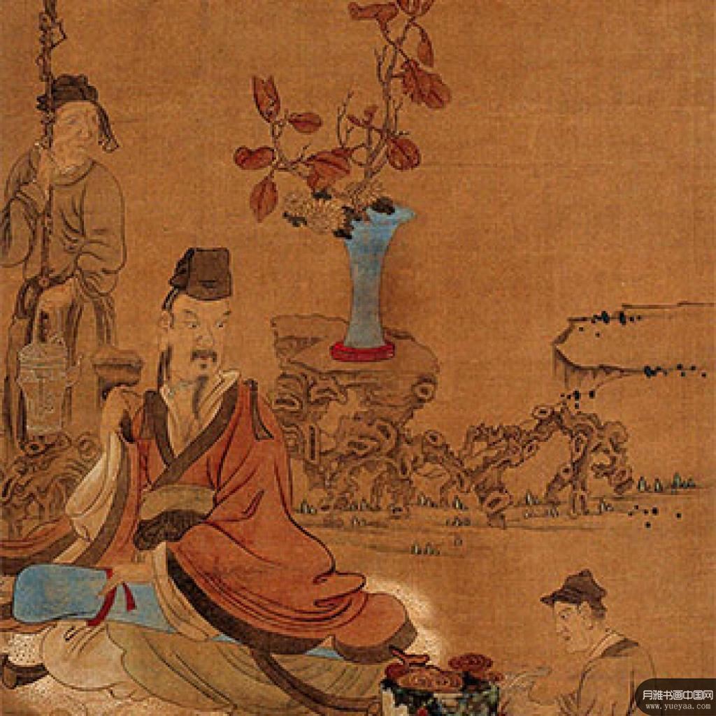 炼药图梅石图等作品集5 陈洪绶 明代 