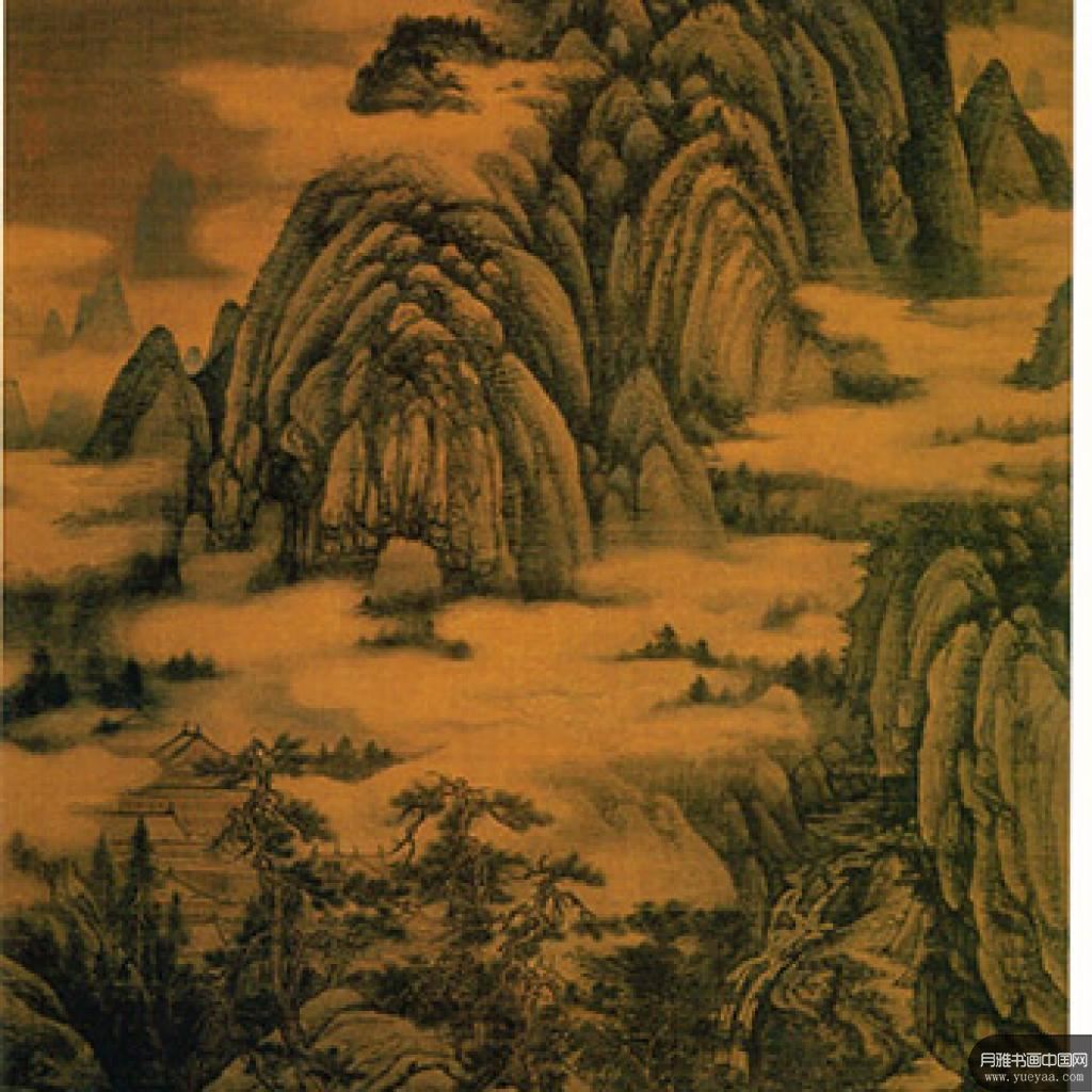 洞天山堂图轴寒林重汀图等作品集1 董源 五代十国 