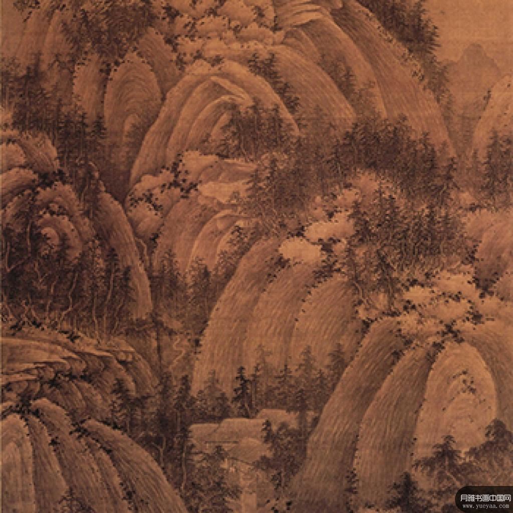 崇山夏林圖秋山问道图等作品集 巨然 五代十国 