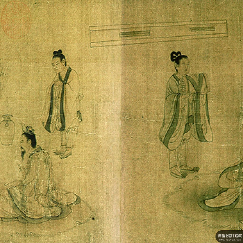 斫琴图《列女图》等作品集 顾恺之 晋代 