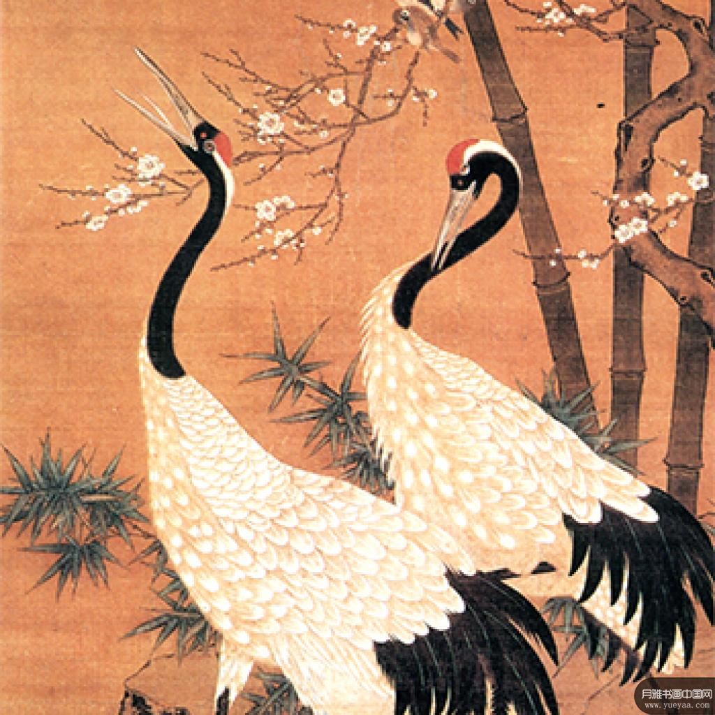 双鹤图等作品集 边景昭 明代 双鹤图等作品集 边景昭 明代