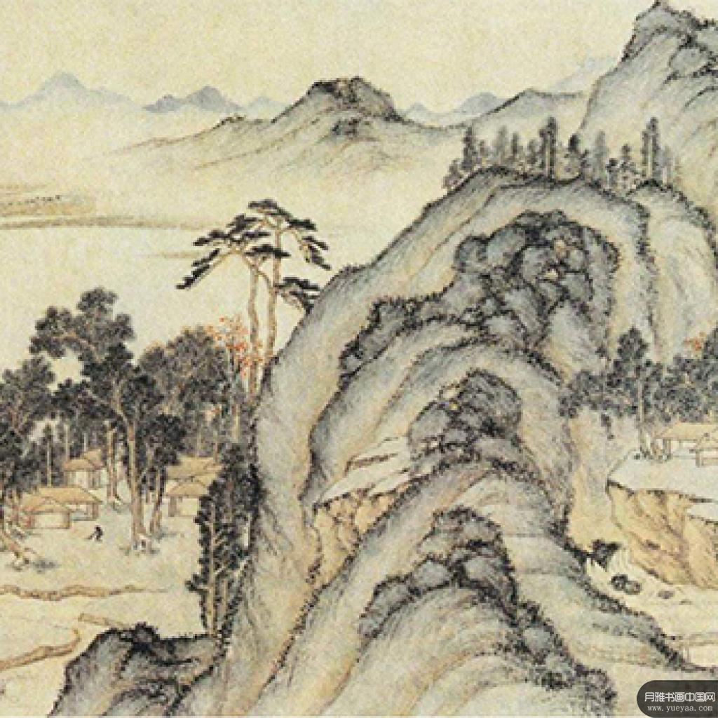 秋山游览图卷等作品集 文伯仁 明代 