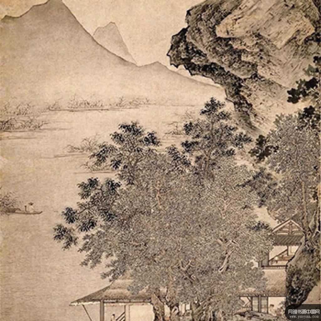 渔笛图玉洞烧丹图全卷等作品集 仇英 明代 