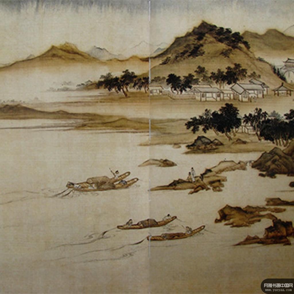 临宋元六景图册等作品集 仇英 明代 