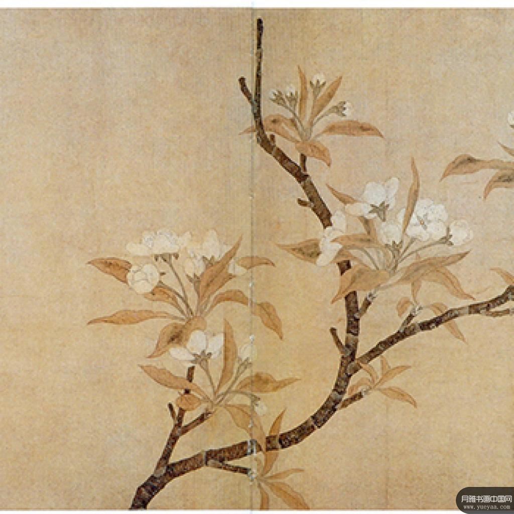 贵妃上马图梨花图等作品集 钱选 元代 