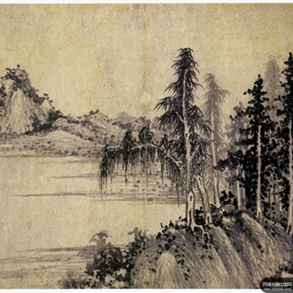  溪山风雨图册等作品集 王蒙 元代 