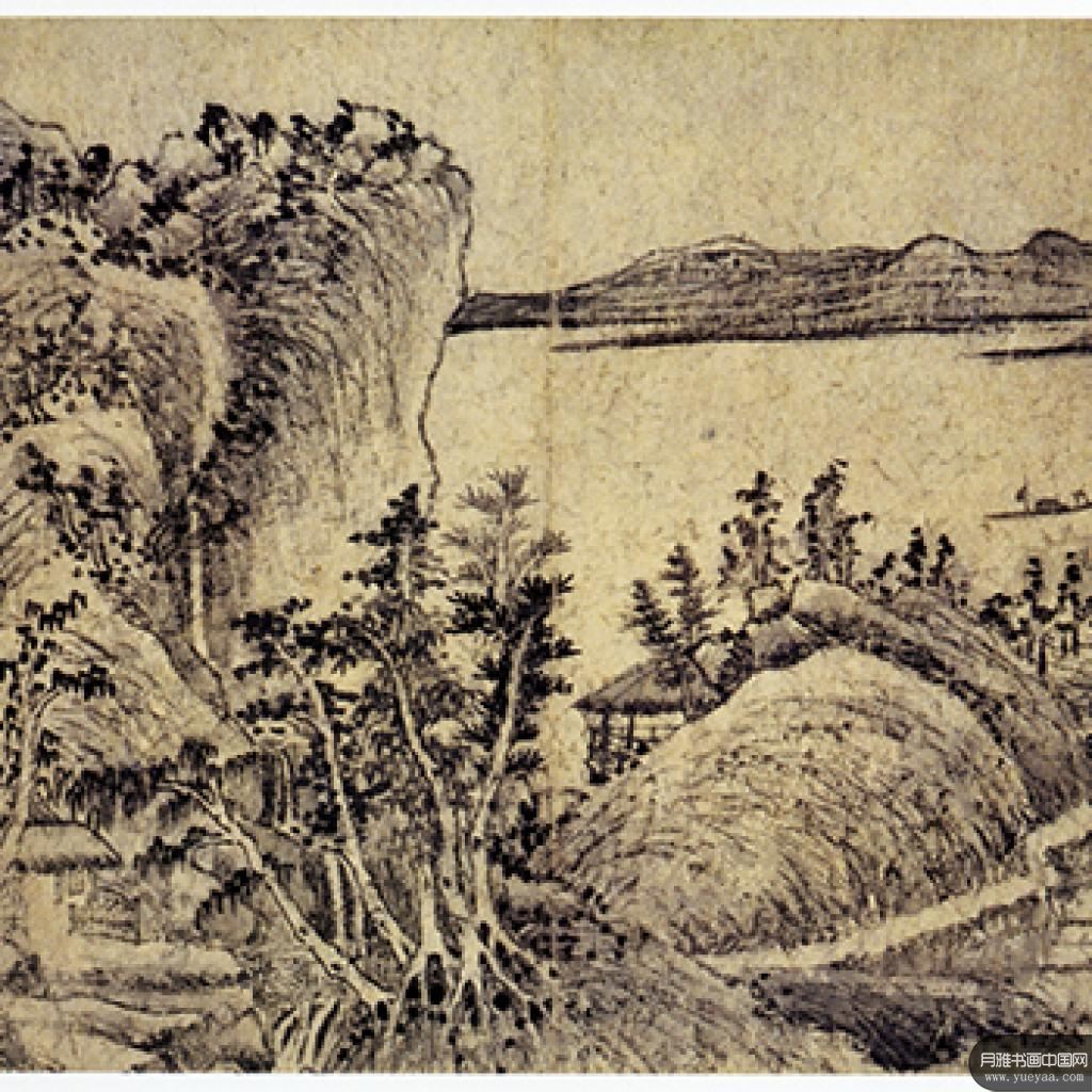 溪山风雨图册等作品集 王蒙 元代 