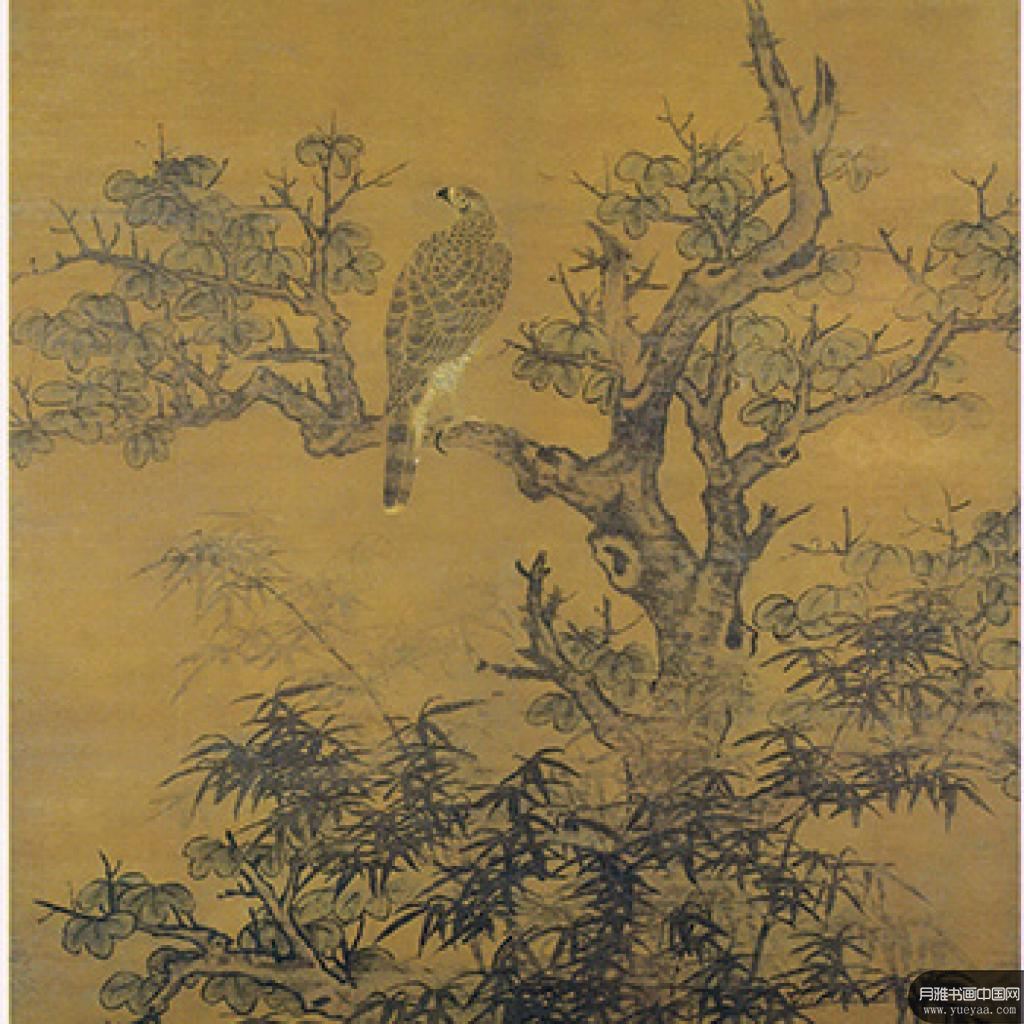 苍梧竹鹰图等作品集 张舜咨 元代 