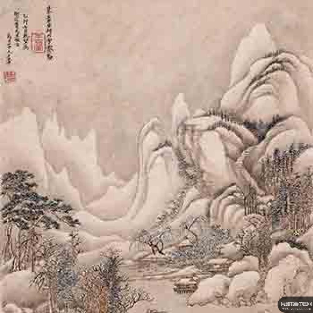 辋川雪霁等作品集 王翚 清代 