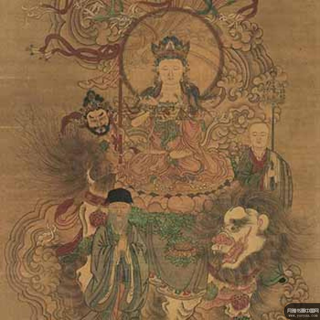 宝积宾迦罗佛八十七神仙卷神仙图等作品集 吴道子 唐代 