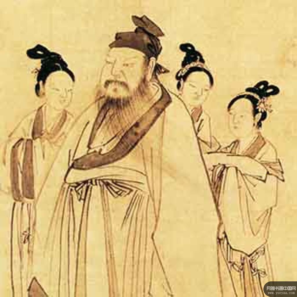 东山携妓图琵琶行图斋居运甓等作品集 郭诩 明代 