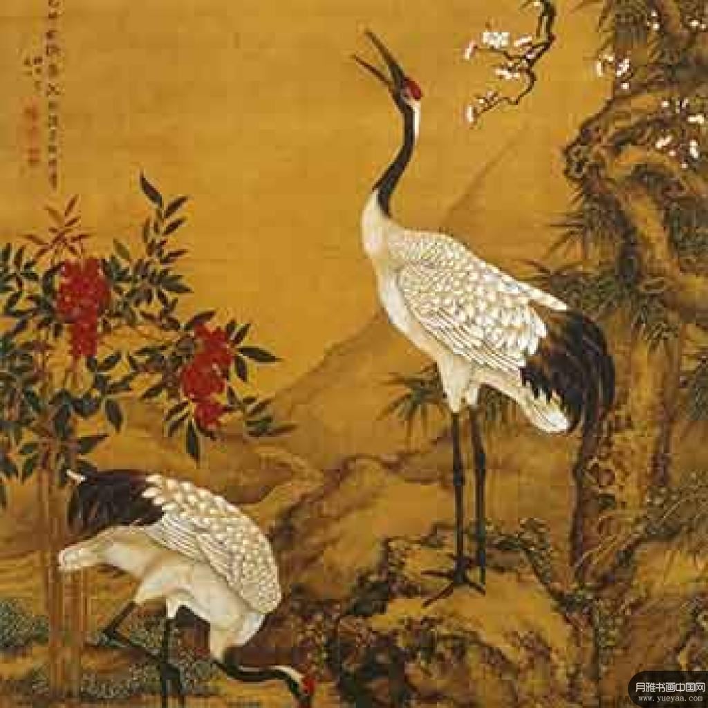 松梅双鹤图等作品集 沈铨 清代 