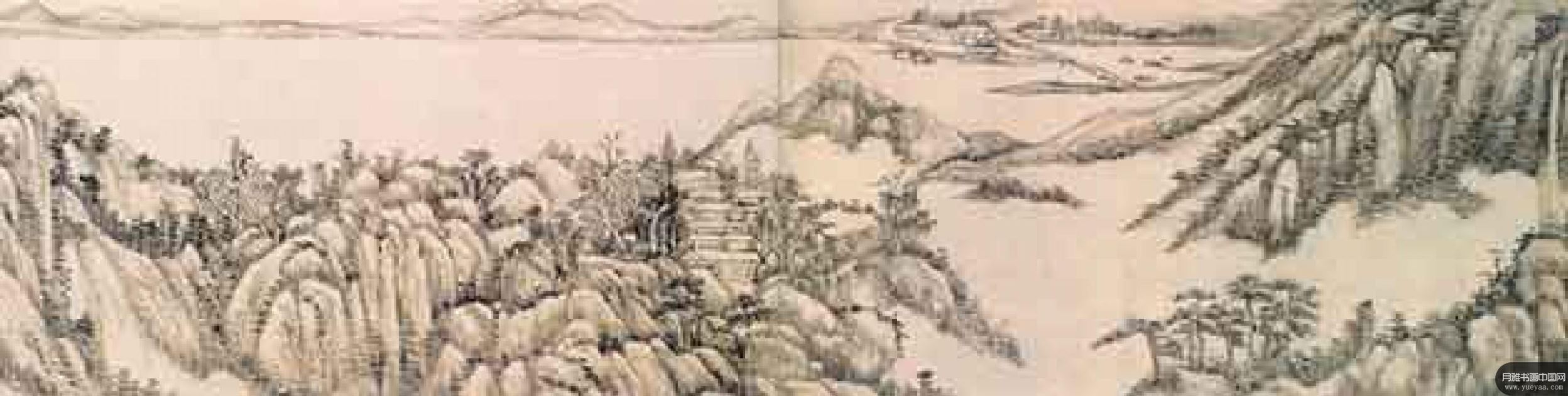 九日适成图卷等作品集 王原祁 清代 