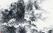 心法青山独听暮禅 付熙云 当代 2013年3月137x68