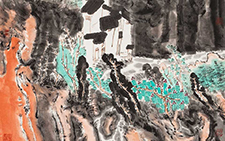 河岳洪荒 王跃奎 当代 68x136cm 2013