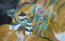 风景 丁立人 当代 80cmX80cm 2006 油画