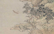 书画图文-唐寅诗意图 王翚 清代 125X56