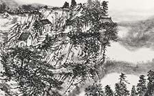 放大《云深不知处》 卢虓 当代 纸本设色96x180（2012年)