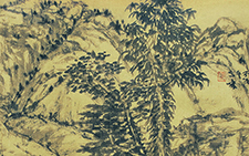 溪山清流图 马啸 当代 纸本 墨笔 48x38cm 2006年