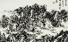 洮水人家 张宏林 当代 69cmx46cm 2013年